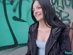 Americano, Culo, Polla, Jeans, Tetas naturales, Perforación, Público, Tetas