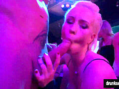 impressive bombshells torn up in public at sex party