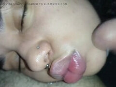 18 ans, Amateur, Éjaculation interne, Tir de sperme, Faciale, Hard, Fille latino, Serré