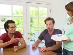 フェラチオ, ラティーナ, 淫乱熟女, 赤毛