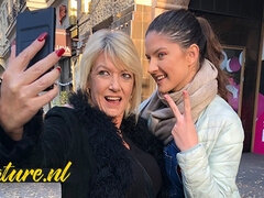 舐める尻, イギリス人, 巨乳な, 服従, 熟年, オマンコ, ペニスバンド, おもちゃ
