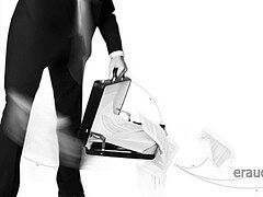 Sucer une bite, Érotique, Bureau, Suçant