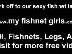 Let me put on my fishnets before I help you cum JOI