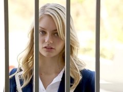 Grosse bite, Blonde, Queue, Bâillonner, Petite amie, Hard, Interracial, Chevaucher