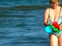 Plage, Compilation, Énorme, Mature, Mère que j'aimerais baiser, Mamelons, Espionne, Voyeur