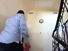 Nicole Love gets caught & pounded hard by Steve Q in a wild reality fuckfest