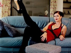 Bondage discipline sadomasochisme, Man die toekijkt, Dominante vrouw, Duits, Vernedering, Slaaf, Vrouw