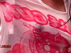Risas sultry Japanese goddess delivers hot cumshot performance live online