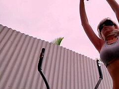 running in rivulets crempie fuckbox! Cant even last 5 minutes after witnessing me workout