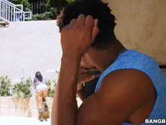 Cul, Grosse bite, Attrapée, Interracial, Masturbation, De plein air, Chaussettes, Voyeur