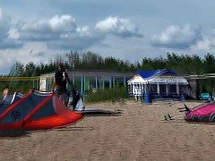 Strand, Bruinharig, Naakt, Buiten, Openbaar, Russisch, Tiener, Onder de rok