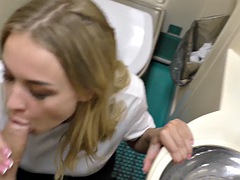 Enthousiasteling, Lieveling, Blond, Sperma, Gezichtspunt, Openbaar, Russisch, Tieten likken