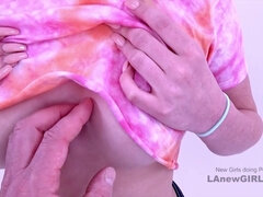 18 ans, Amateur, Grosse bite, Sucer une bite, Éjaculer dans la bouche, Mignonne, Suçant, Adolescente