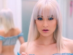 浴室, ブロンド, 指いじり, 目瞪口呆, 手コキする, 淫乱熟女, ガリガリ, 一人