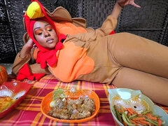 Jade Jordan turkey gets her big ass pounded and splattered with cum