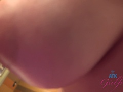 Braunhaarige, Besamung, Fussjob, Masturbation, Muschi, Titten, Vibrator, Spanner