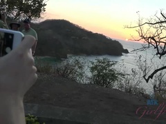素人, お尻, ブロンド, フェラチオ, 彼女, ハメ撮り, ストリッピング, オッパイの