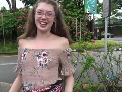 Morena, Comida, Novia, Al aire libre, Pov, Público, Coño, Tetas