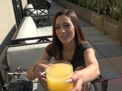 ビーチ, ビキニ, 彼女, ラティーナ, ハメ撮り, シャワー, 喫煙, オッパイの