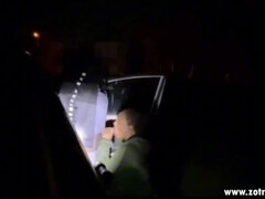 Girlfriend Gets Roughly Fucked by Boyfriend on Police Cam