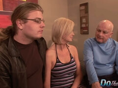 Blonde Wife Camryn Cross Cumblasted After Hot Sex with a Stranger