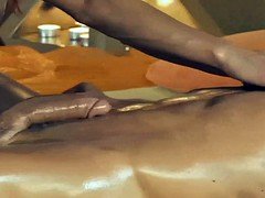 Grosser schwanz, Blasen, Braunhaarige, Spermaladung, Hardcore, Lesbisch, Massage, Erotischer film