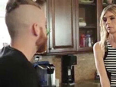 アナル, ブロンド, 小柄, シーメール, スパイ