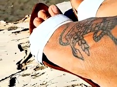 Amateur, Culo, Sadomasoquismo, Playa, Fetiche, Al aire libre, Tatuaje, Esposa