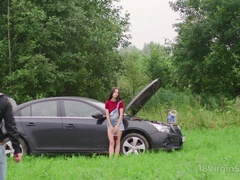 Минет, Секс без цензуры, Бритые, Молоденькие, Девственница