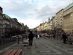 Encounter a wild Czech teen in Prague and theBaise - POV reality porn