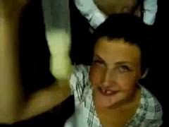 A crazy amateur bukake: Blowjob, Cumshot  Groupsex Porn