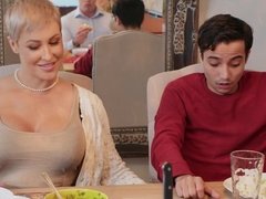 デカ尻, デカパイ, ブロンド, 浮気者, カップル, 家族, ラティーナ, スペイン人