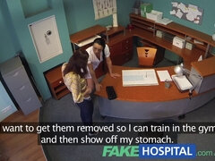 Anna Rose seduces her patient and licks her pussy in fakehospital reality
