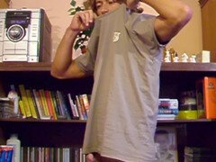 Hairy armpits, sexy guy big dick, striptease show