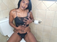 Indisch, Masturbation, Zierlich, Schwestern, Toilette