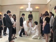 Азиатки, Невеста, Семяизвержение, Фетиш, Секс без цензуры, Японки, Свадьба, Жена