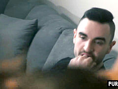 Schwarz, Gehörnter ehemann, Fingern, Tätowierung, Flotter dreier