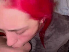 Intense Sloppy Deepthroat Blowjob with Pornellia and Raxxxbit - Rough Face Fucking & Gagging