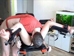 Enthousiasteling, Bondage discipline sadomasochisme, Gebondenheid, Stel, Dominatie, Machine neuken, Kut duiken, Tatoeage