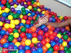 College sex in the ball pit