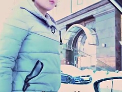 Enthousiasteling, Grote mammen, Flexibiel, Hardcore, Gezichtspunt, Realiteit, Russisch, Tiener