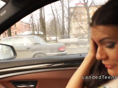 In den arsch, Vollbusig, Auto, Paar, Hardcore, Im freien, Realität, Jungendliche (18+)