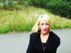 Man's wildest dreams come true when German MILF sucks him off