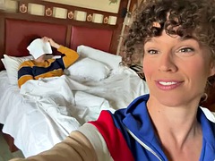 Real Stepmom and Stepson Caught On Vacation