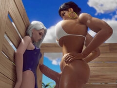 デカ尻, デカパイ, フェラチオ, Hd, レズビアン, 怪物, ハメ撮り, シーメール