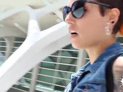 Silvia Rubi Fucking in Public: Big Ass, Blowjob  Babe Porn