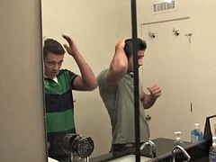 Schwul, Handjob, Masturbation, Dusche, Vintage