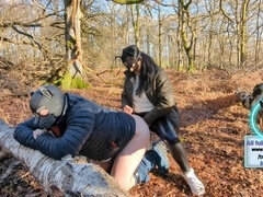Weibliche domination, Herrin, Öffentlich, Strapon, Überraschung