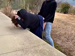 素人, アジア人, 美女, フェラチオ, イく瞬間, 日本人, アウトドア, ティーン