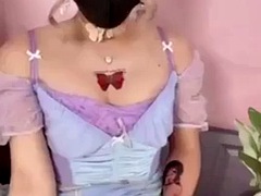 デカチン, デカパイ, 黒人, 黒人, オナニー, シーメール, 一人, オッパイの